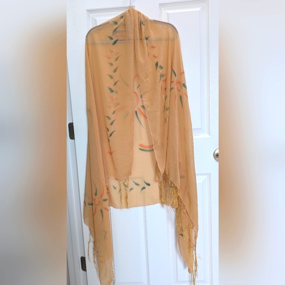 Saree Shawl (Handpainted